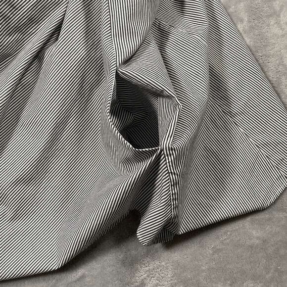 Planet Lauren G Shirt Sz 2 10-14 Artist Smock Tunic Lagenlook Flowy Striped Flaw - Picture 7 of 13